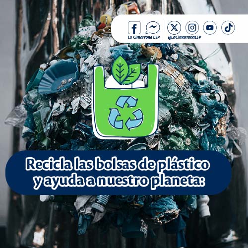 Recicla las bolsas de plástico y ayuda a nuestro planeta